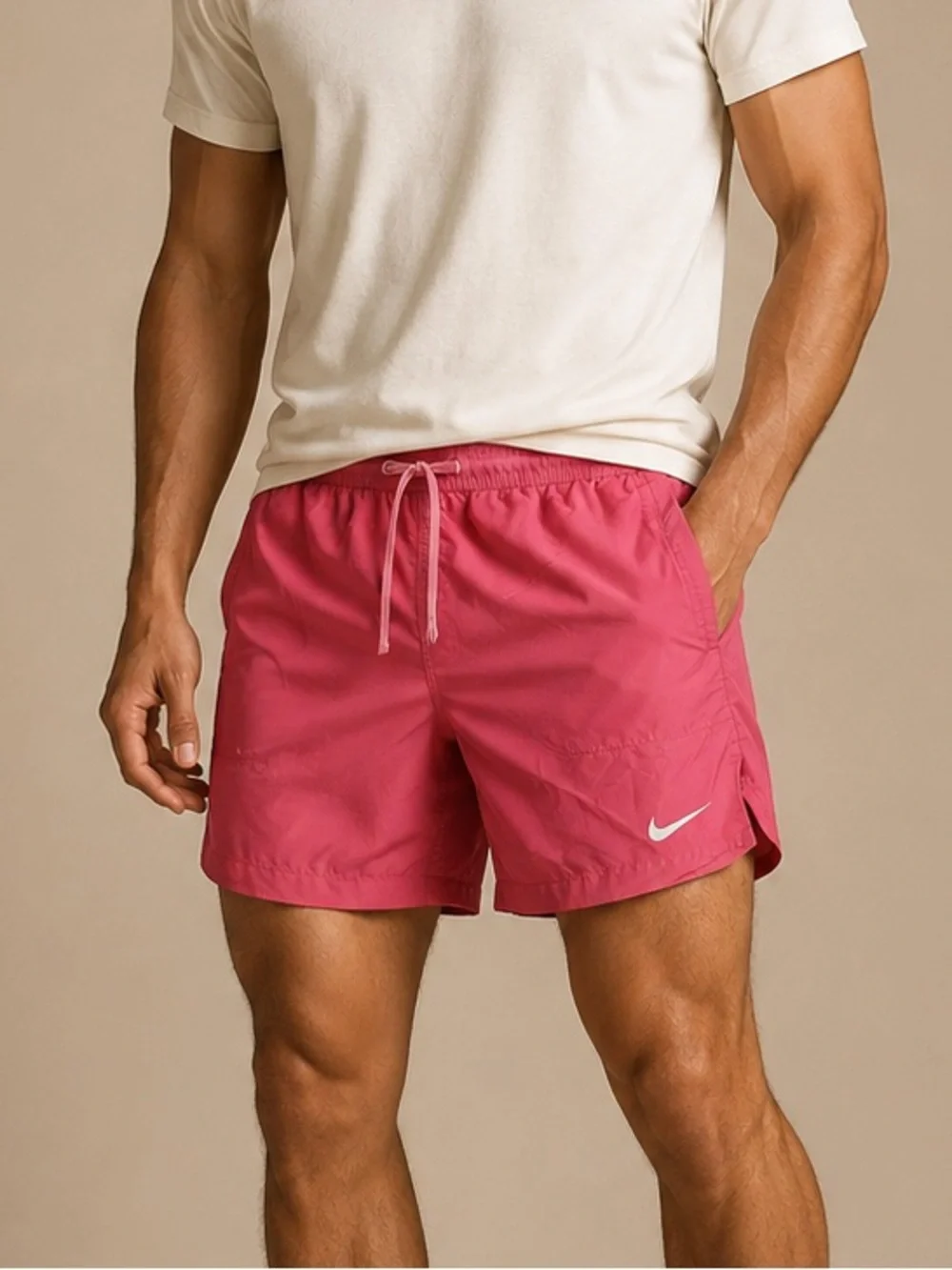 Nike Running Pink Performance Athletic Shorts M
